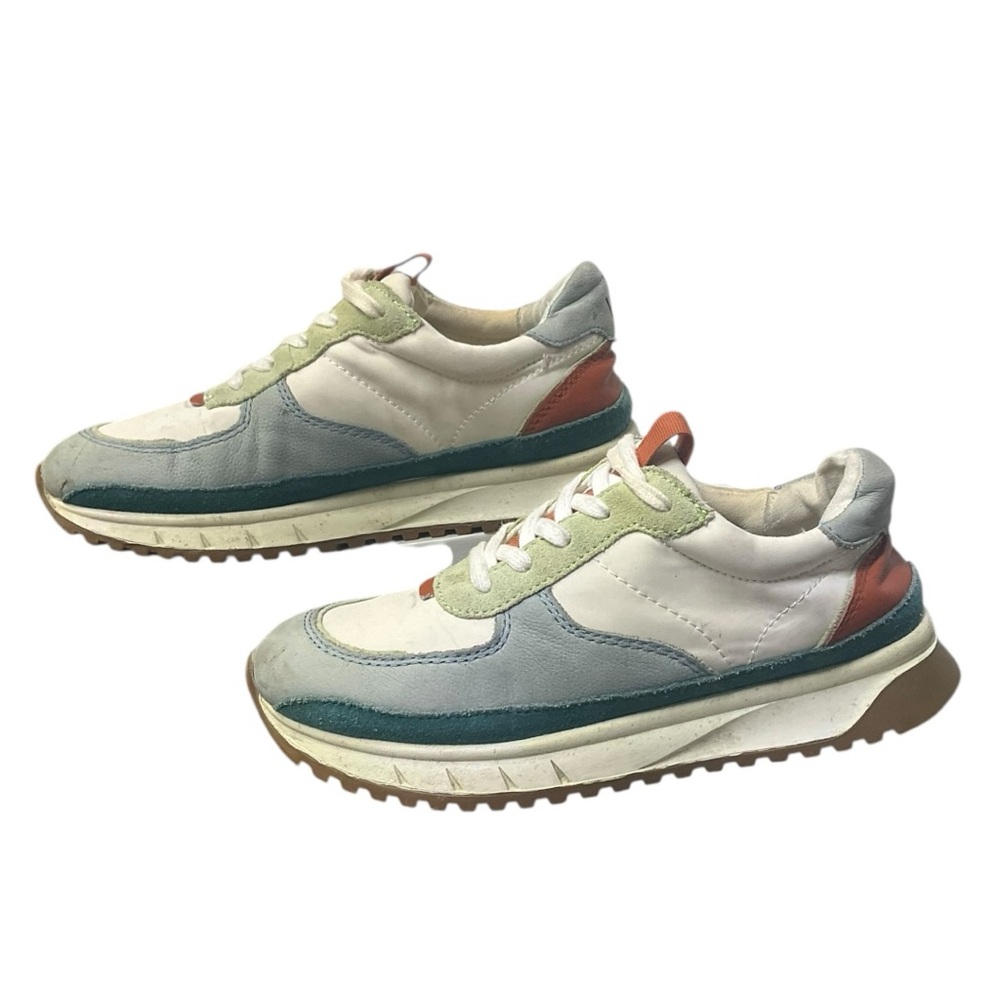 Madewell Kickoff‎ Trainer Sneakers Colorblock Leather Size 6.5M Shoes
